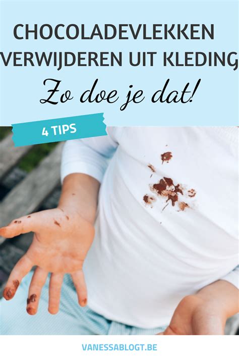 Chocoladevlekken uit kleding verwijderen doe je zo! .